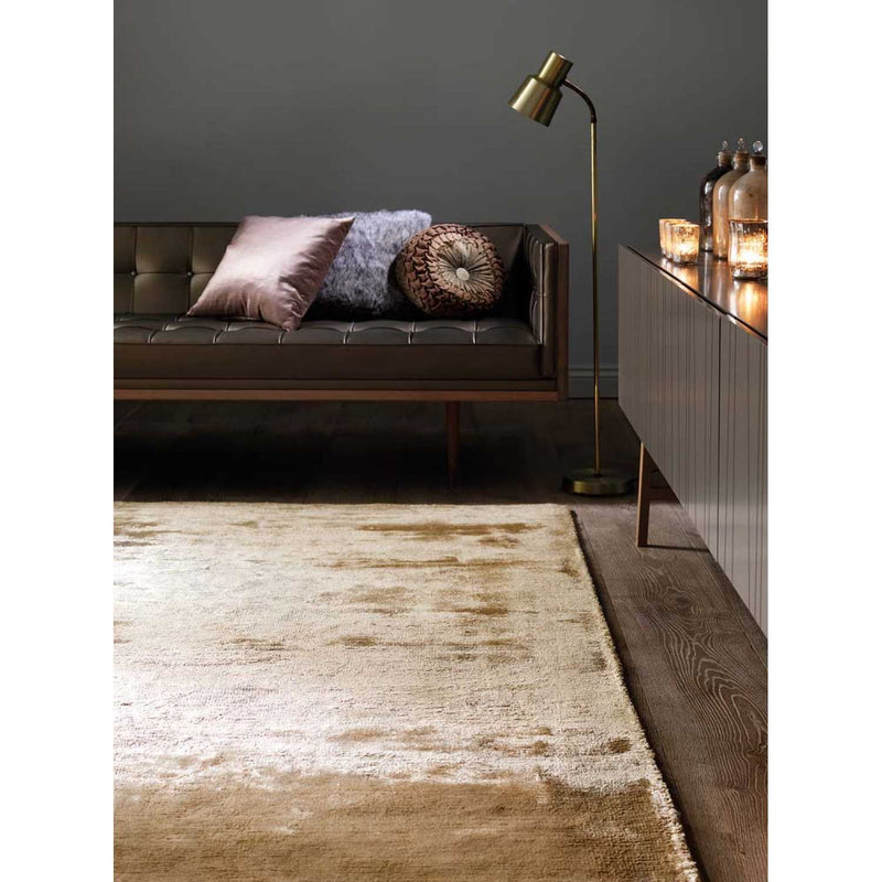 Luxury Dolce Gold Hand Wooven Rug 