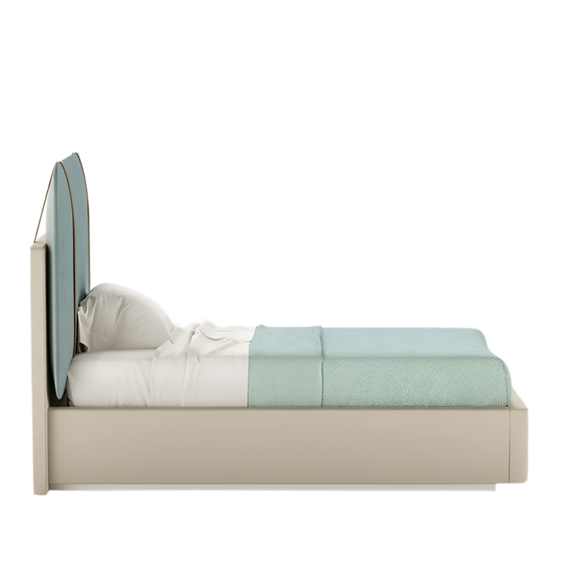 The Suspender Children's Bed by Fairytale: Luxurious with Upholstered Headboard