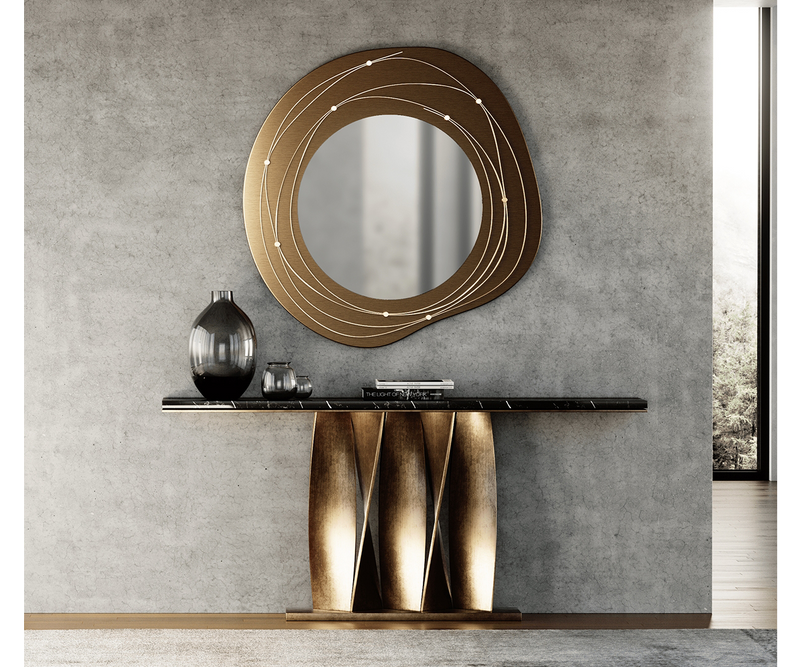 Modern Art Meets Functionality: The Helix Console. 