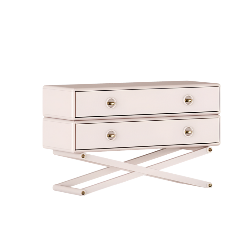 Warrior Chest of Drawers by Fairytale: Lacquered Wood and Polished Brass