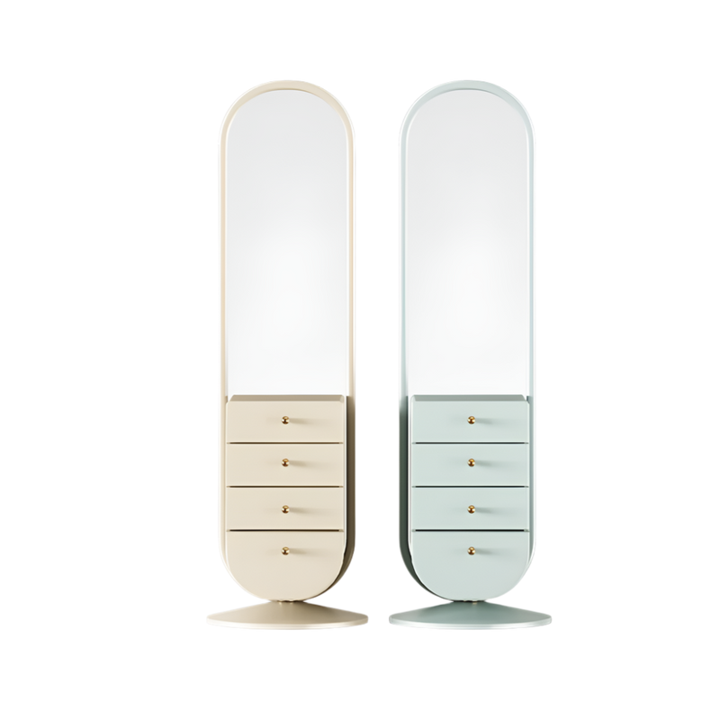 Macaroons Chest of Drawers by Fairytale: Colorful in Lacquered Wood, Polished Brass & Mirror