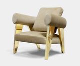 Opulent Midas Throne Armchair in a luxury living room setting