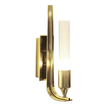 Prima Wall Sconce Light: Modern Design & Gold Plated Brass