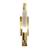 Prima Wall Sconce Light: Modern Design & Gold Plated Brass