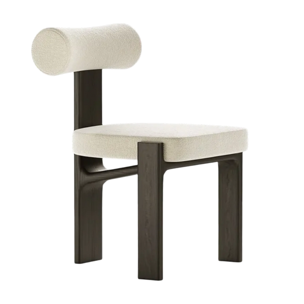 Zerra Dining Chair - Luxury Oak Wood & Comfort of Soft Fabric