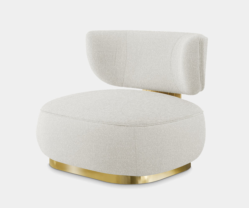 Upholstered Comfort Meets Modern Design: Aureum Luxe Single Sofa