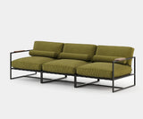 Badi Outdoor Sofa in Avocat - Luxury Design for Elegant Outdoor Spaces