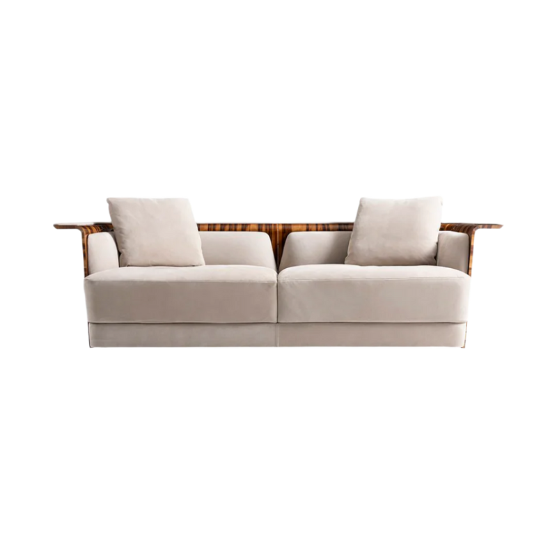 Bentley Bayton Sofa: Elegant & Light Wooden Slim Frame