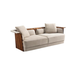 Bentley Bayton Sofa: Elegant & Light Wooden Slim Frame