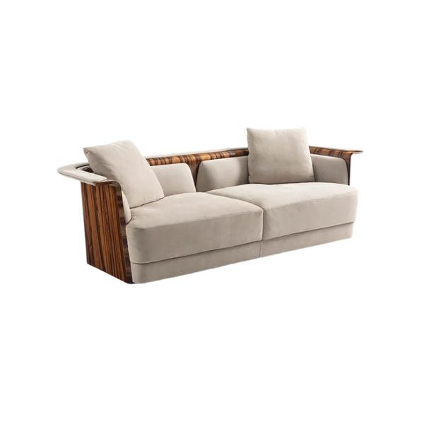 Bentley Bayton Sofa: Elegant & Light Wooden Slim Frame