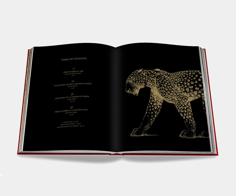 Luxury Living Room Decor: Cartier Panthère Coffee Table Book - Add a touch of high art and luxury to your living space with the captivating "Cartier Panthère" coffee table book.