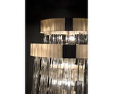 Close-Up: Crystal Details of the Cadence Floor Lamp.