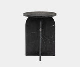 Contemporary marble side table from Gallery Direct, perfect for sophisticated interiors.