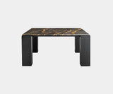 Daytona Darko Marble Coffee Table: Make a statement in your living room with the Daytona Darko coffee table, featuring a luxurious black marble top and bold black lacquered ash legs.