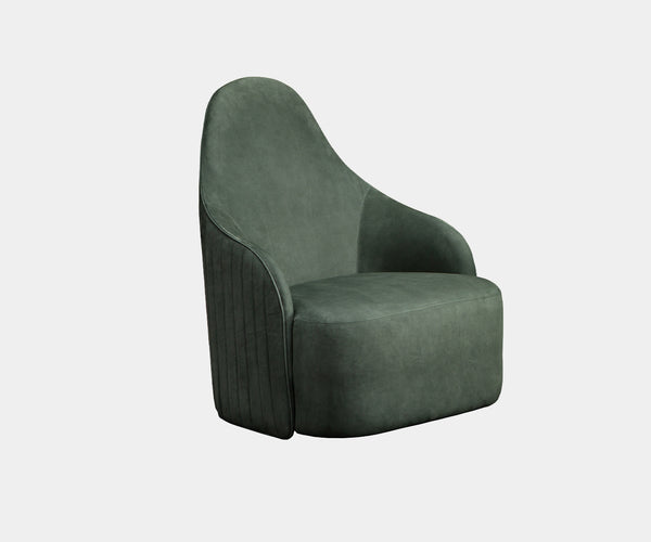 Daytona Luna Swivel Armchair: Timeless luxury meets modern comfort in the Luna swivel armchair by Daytona, featuring a beautiful tufted backrest.