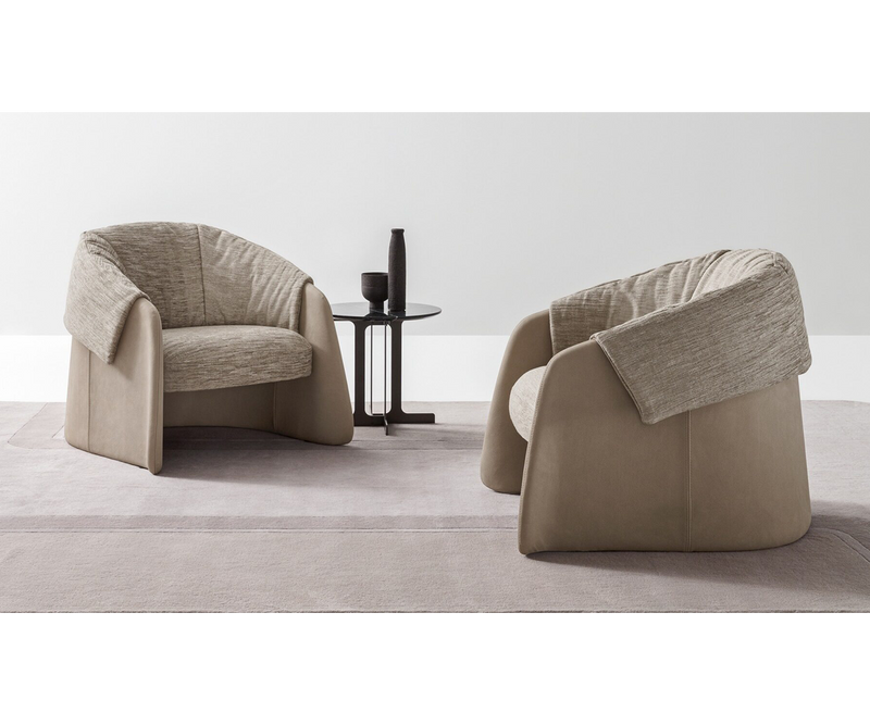 Ditre Italia Couture Armchair: High-end Italian craftsmanship meets the timeless style of a tailored armchair.