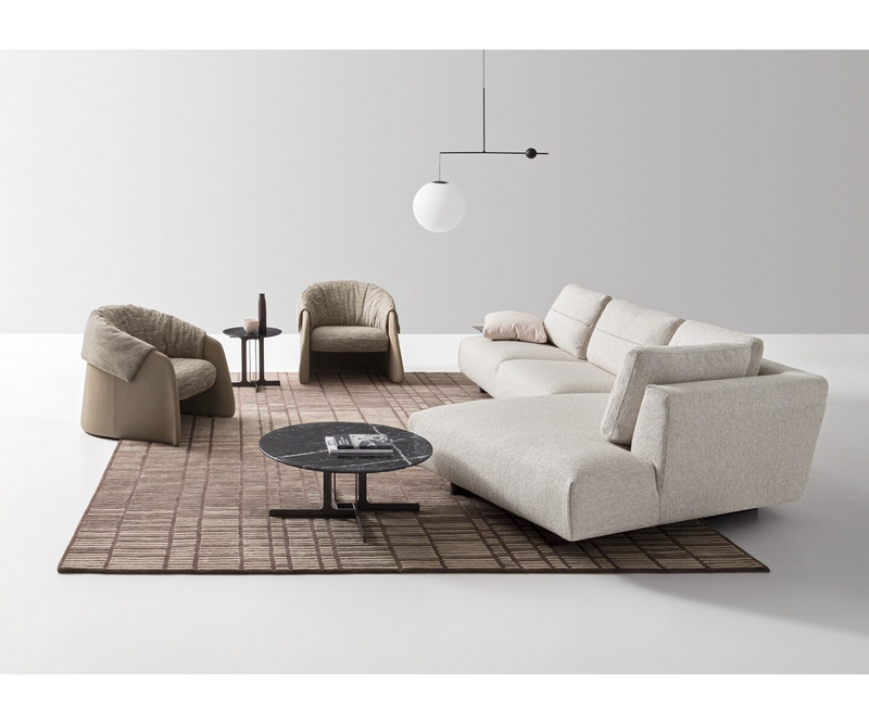 Create a bespoke living space with the Ditre Italia Erno Sofa's versatile modular configurations.