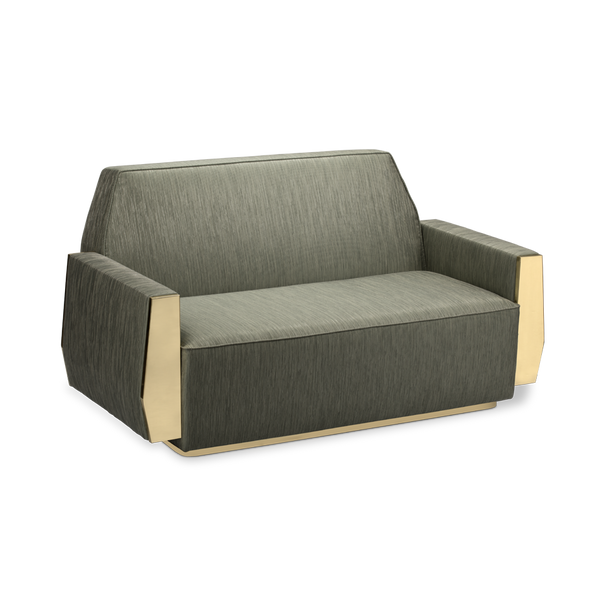 Doris Sofa: Eye-catching geometric design with tufted upholstery elevates this luxury sofa by Essential Home.