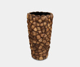 Luxury handcrafted coconut shell floor planters for modern homes.