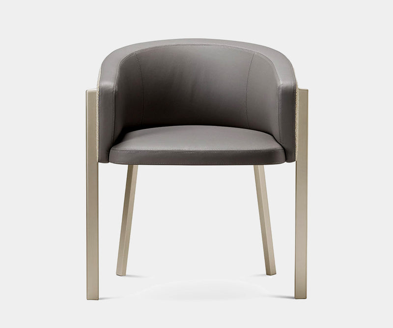 Ghidini 1961 Arch Chair showcasing luxury contemporary design inspired by Roman architecture.