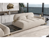 High-end Pompeii Sofa as a statement piece, reflecting timeless beauty and refined elegance