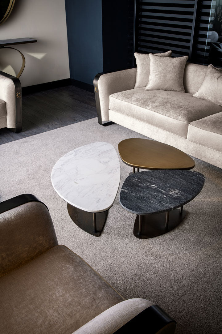 Metal Structure Coffee Tables - Valuable Materials and Italian Craftsmanship