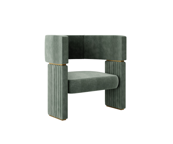 The Jetclass Cadeirão Metropolis armchair: Inspired by classical grandeur, this luxurious piece offers customizable upholstery for a touch of personalisation.