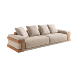 Luxence Cabo Teak Sofa: Opulent & Sophisticated Design