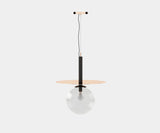 Modern lighting fixture featuring sleek curves and a polished finish for high-end interiors.