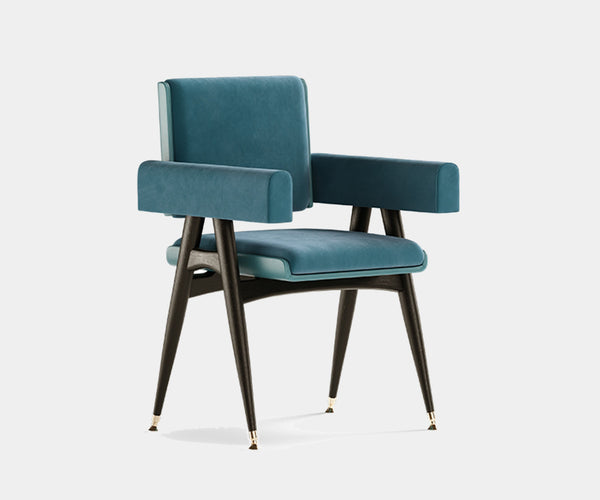 Hepburn Dining Chair: Mid-century modern glamour for your dining room.