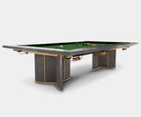 LUXXU Statuario marble snooker table, a centerpiece for sophisticated game rooms and luxury interiors.