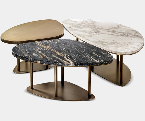 Luxury Italian Ninfea Coffee Tables Set - Avantgarde Collection