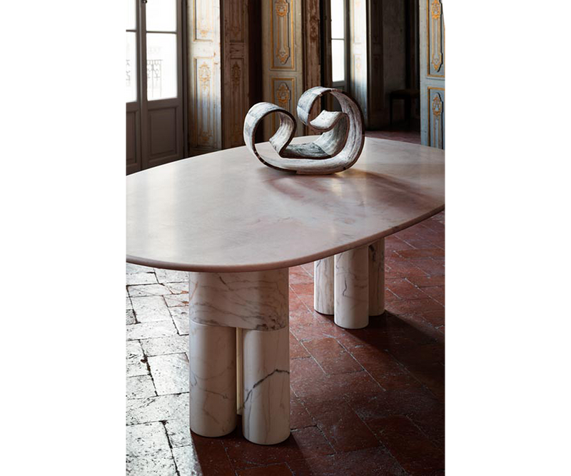 Limited-edition Tria Dining Table by Lorenza Bozzoli, a statement piece in high-end home decor and modern design.