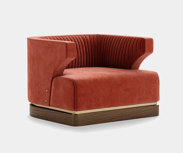 Comfortable Modern Armchair: Relax and unwind in style with the Gene Armchair.