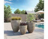 Authentic Stone Appearance: Grey Cloud Planters that mimic natural stone texture, adding sophistication to your outdoor area.