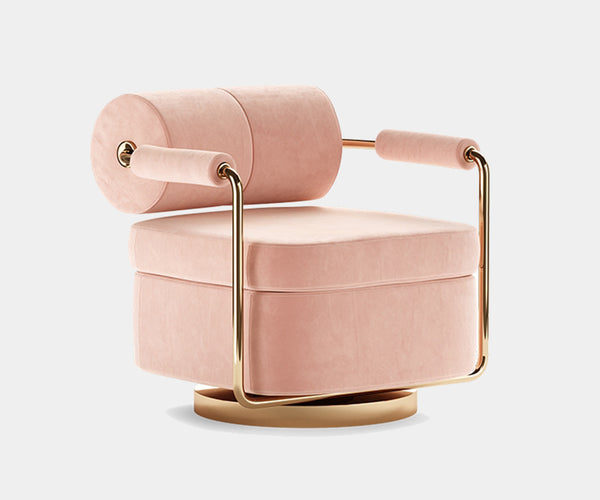 Sassoon Swivel Armchair: A statement piece of mid-century luxury for your living room.
