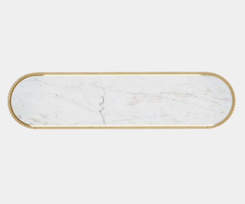 Opulent Soho Marble Sideboard - Perfect for Luxury Home Decor