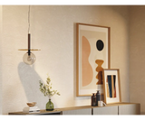 Versatile luxury lighting fixture, the Andy lamp complements various interior styles.