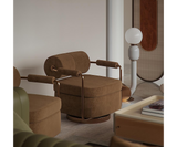 Reading Nook Sanctuary: The Sassoon Swivel Armchair offers comfort and luxury for your perfect reading escape.