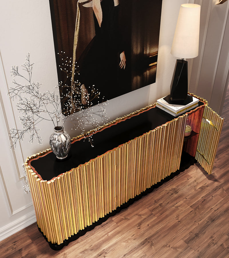 Symphony Sideboard in Entryway: Make a lasting impression with a sophisticated entrance.