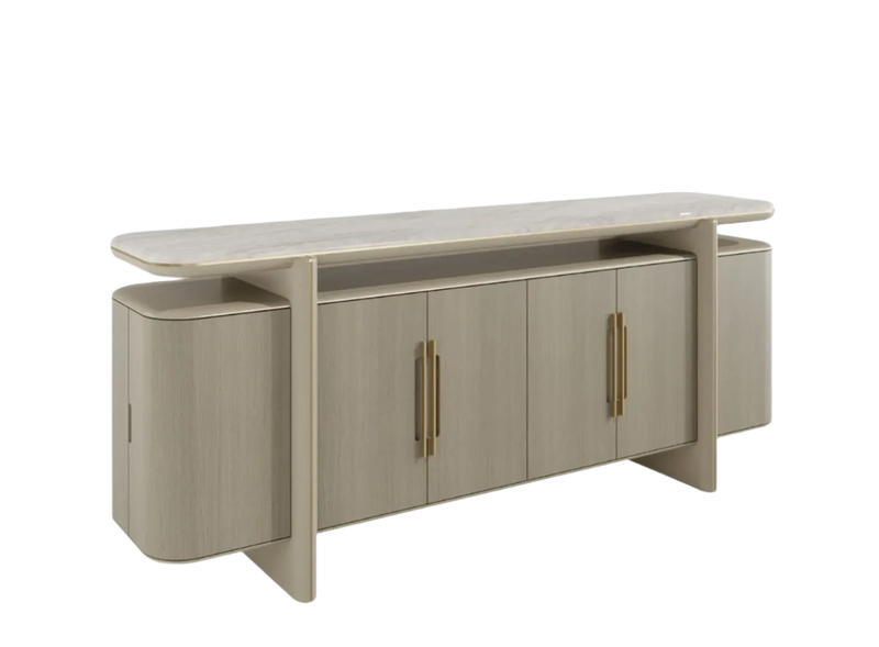 Alvorada Luxurious Antique Brass Sideboard - Essence Collection