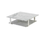 Versace La Greca Outdoor Coffee Table - Marble Top & Classic Design