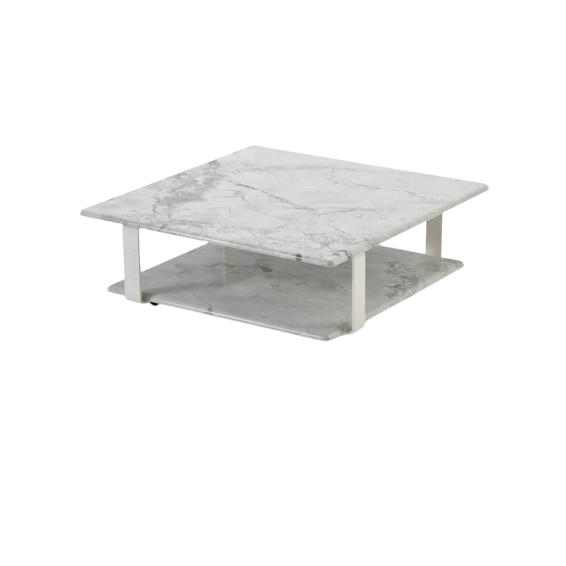 Versace La Greca Outdoor Coffee Table - Marble Top & Classic Design