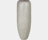 Elegant grey Cigar floor vase enhancing luxury home decor with a contemporary touch.