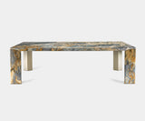 Luxurious marble dining table by Visionnaire, designed by Fabio Bonfà