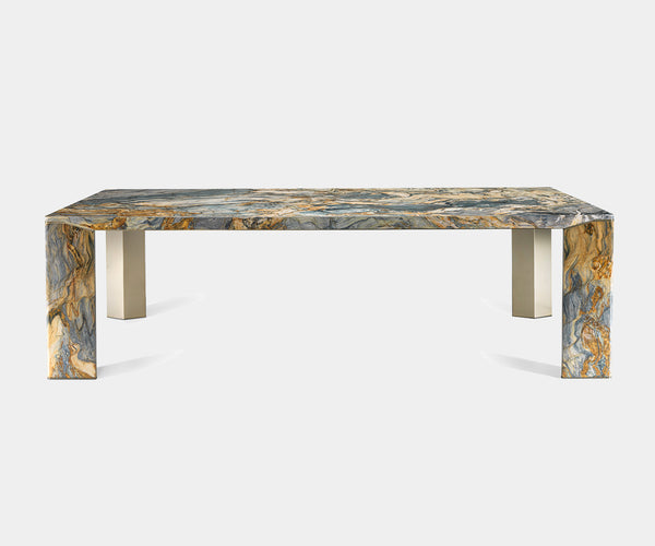 Luxurious marble dining table by Visionnaire, designed by Fabio Bonfà