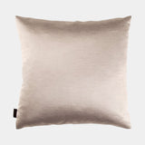 Contemporary Rose Gold Cushion with Foil Print and Faux Silk Reverse - Stylish Interior Accent.