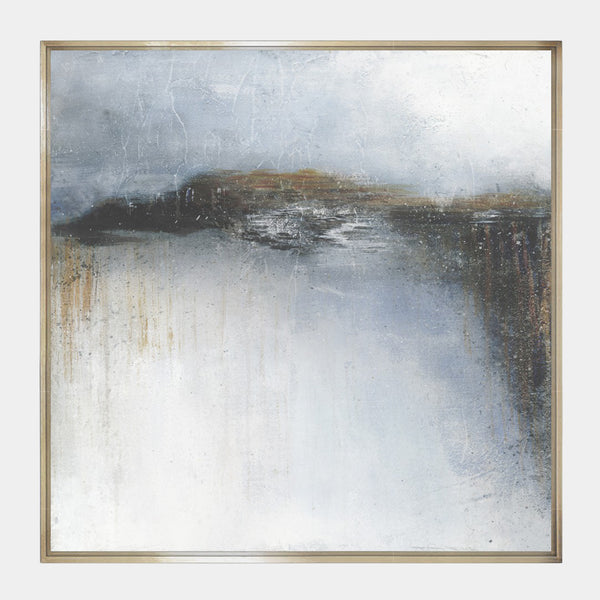 Barca by Quintessa Art – A serene contemporary wall art piece featuring muted tones and abstract design, perfect for luxury home decor and high-end interior design.