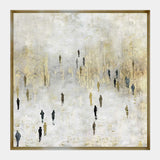 Quintessa Art Fikun: A stunning contemporary art piece for luxury home decor. Hand-painted with gold leaf accents.